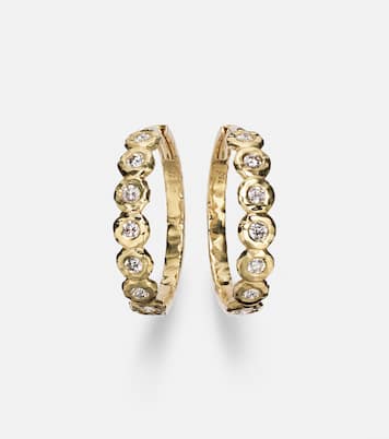 Boucles d’oreilles Edith en or 18 ct et diamants | Octavia Elizabeth