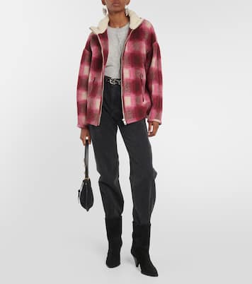 Giovany checked wool-blend jacket | Marant Etoile