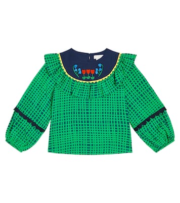 Top a righe con ricamo | Stella McCartney Kids