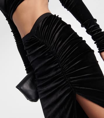 Lilies Maxirock Svita aus Jersey | Rick Owens