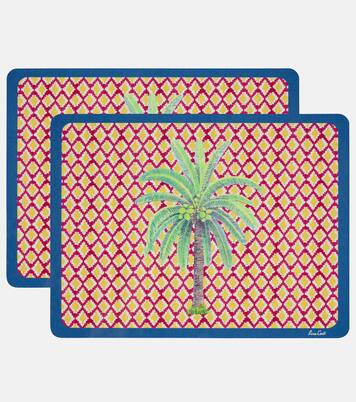 Hima Palma Yellow set of 2 placemats | Lisa Corti
