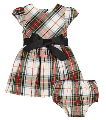 Baby Martyna checked dress and bloomers set | Polo Ralph Lauren Kids