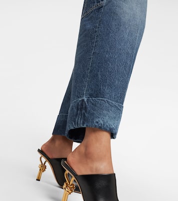 Jeans anchos de tiro alto | Bottega Veneta