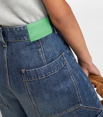 Jeans anchos de tiro alto | Bottega Veneta