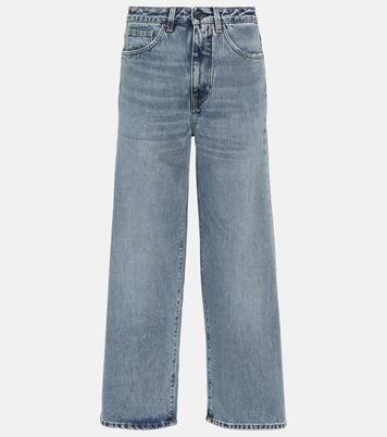 Jeans anchos de tiro alto | Toteme