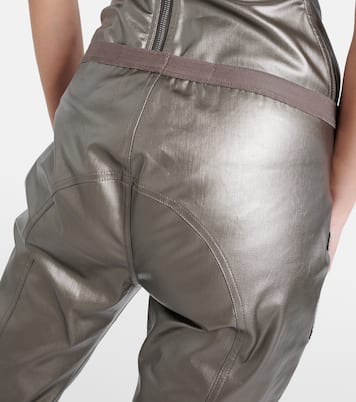 Metallic denim leggings  | Rick Owens