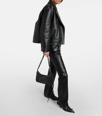 Mules de piel con cordones | Acne Studios
