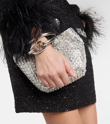 Secchiello Carry Secrets Small con cristalli | Valentino Garavani