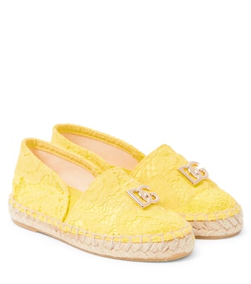 DG lace espadrilles | Dolce&Gabbana Kids