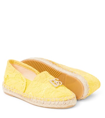 DG lace espadrilles | Dolce&Gabbana Kids