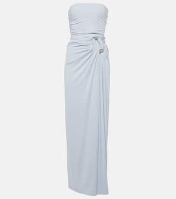 Vestido bustier Emma drapeado de jersey | Simkhai
