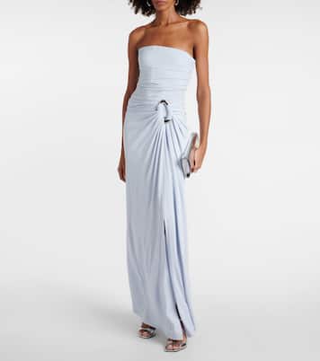 Vestido bustier Emma drapeado de jersey | Simkhai