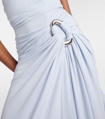 Vestido bustier Emma drapeado de jersey | Simkhai