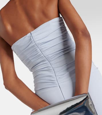 Vestido bustier Emma drapeado de jersey | Simkhai