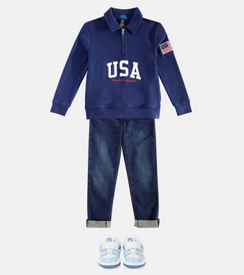 Sudadera de jersey de algodón estampada | Polo Ralph Lauren Kids
