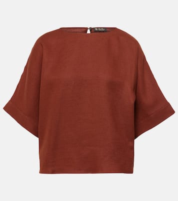 Top Morey in lino | Loro Piana