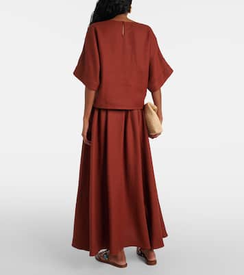 Top Morey in lino | Loro Piana