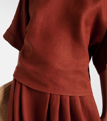 Top Morey in lino | Loro Piana