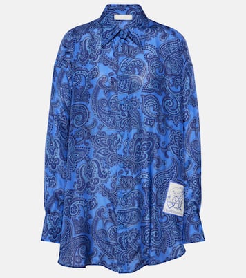 Chemise Ottie imprimée en soie | Zimmermann