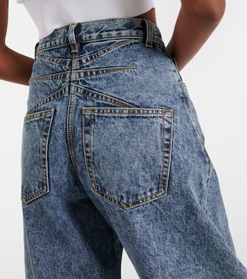 Jeans a gamba larga e vita alta | Alaïa