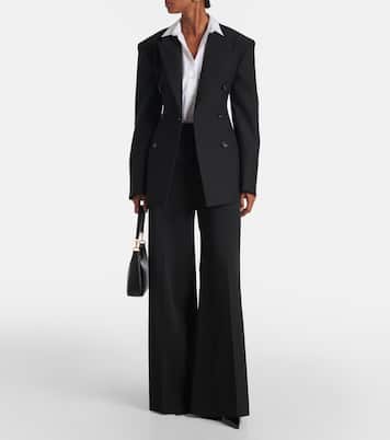 Pantaloni a gamba larga in misto lana | Stella McCartney