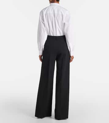 Pantaloni a gamba larga in misto lana | Stella McCartney