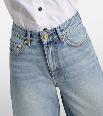 Jeans barrel de tiro alto | Ganni