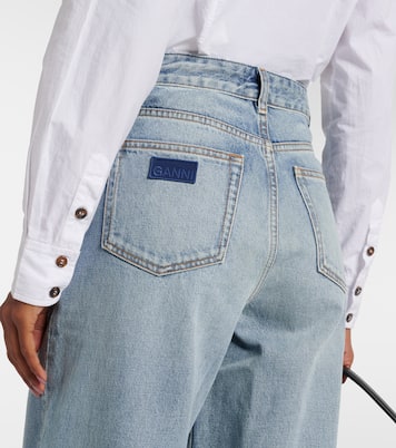 Jeans barrel de tiro alto | Ganni