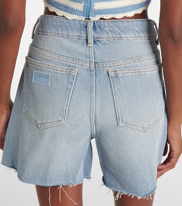 Shorts di jeans a vita alta | Ganni