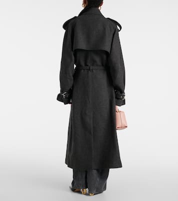 Wool-blend trench coat | JW Anderson