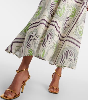 Printed cotton shirt dress | Tory Burch