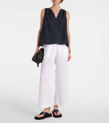 Tacy linen top | Velvet