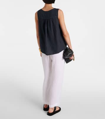 Tacy linen top | Velvet