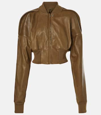 Chaqueta bomber cropped Flight de piel | Rick Owens