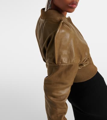 Chaqueta bomber cropped Flight de piel | Rick Owens