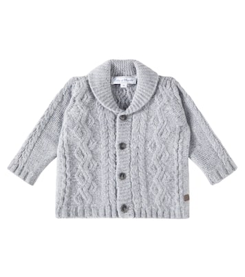 Cardigan in lana a trecce | Tartine et Chocolat