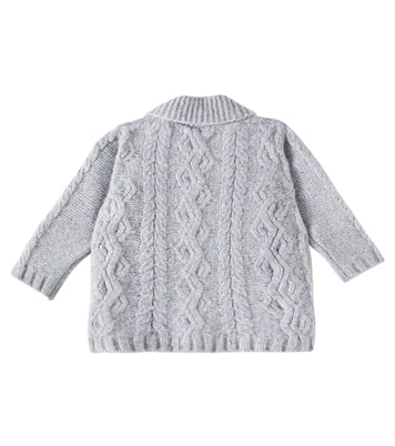 Cardigan in lana a trecce | Tartine et Chocolat
