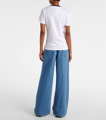 Camiseta de algodón con cristales y 4G | Givenchy