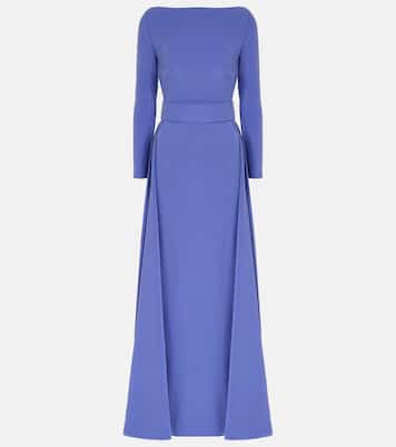 Shayla crêpe gown | Solace London