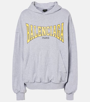Sudadera con capucha de algodón con logo | Balenciaga
