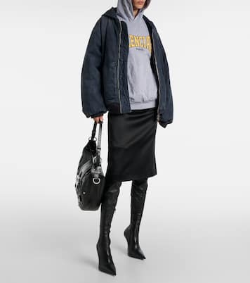 Sudadera con capucha de algodón con logo | Balenciaga