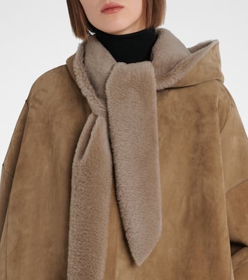 Parnasse shearling-lined suede coat | The Row