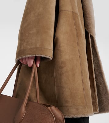 Parnasse shearling-lined suede coat | The Row