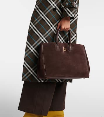 Cabas Rocking Horse Medium en daim | Burberry