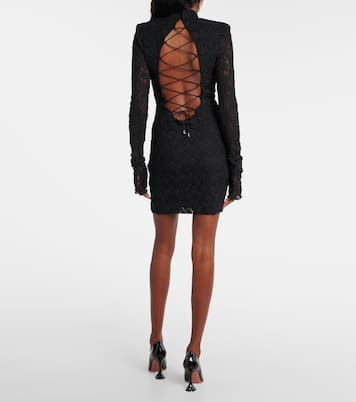 Minikleid aus Spitze | Rotate