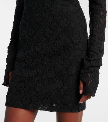 Minikleid aus Spitze | Rotate