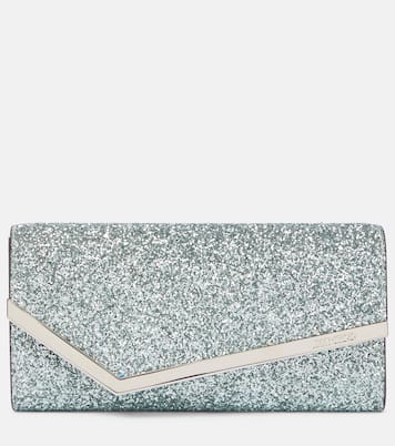 Clutch Emmie con glitter | Jimmy Choo