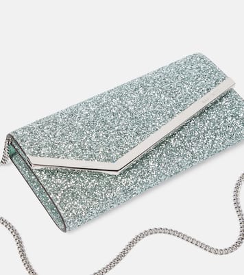 Clutch Emmie con glitter | Jimmy Choo