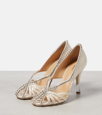 Escarpins Leonie en cuir à cristaux | Chloé