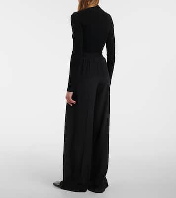 Pantaloni a gamba larga Hulin in seta | Joseph